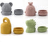 6 Packs Silicone Baby Bath Toys, Mold Free Baby Bath Toys for Kids 6-12 month Animal Squirt Bathtub toys for toddlers1-3 Easily Twist open and cle...