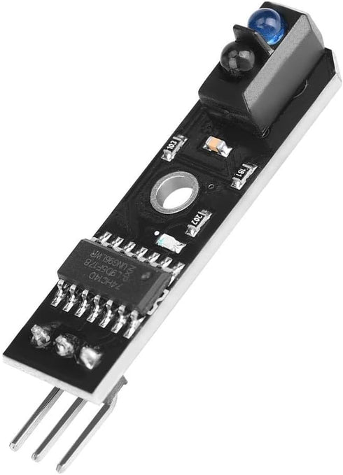 Infrared Tracking Sensor Module 1-Channel Infrared Reflection Tracking Sensor Module Obstacle Avoidance Smart Car Black/White Line Detection 3 Pcs...