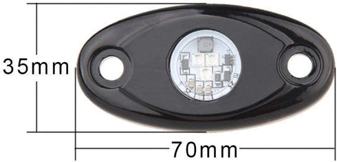 YONEDA Rock Lights for Trucks(4 Pods Blue)...