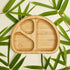 Munchkin® Bambou™ Divided Suction Plate - Eco-Friendly Bamboo Dinnerware for Babies and Toddlers...