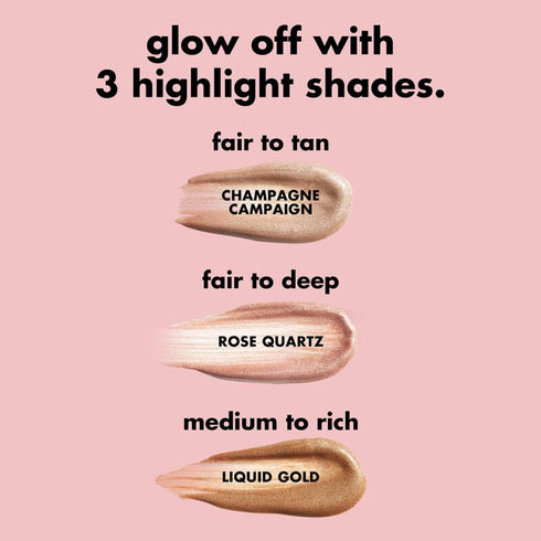 e.l.f. Halo Glow Highlight Beauty Wand, Liquid Highlighter Wand For Luminous, Glowing Skin, Buildable Formula, Vegan & Cruelty-free,Champagne Camp...