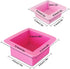 3 Pcs Non-Stick Square Baking Silicone Molds, Quick Release Bread Pan Bakeware Tray for Cheese Cake Tier Cake Handmade Toast Mold Bread Mould Soap...