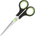 Scissors, Stainless Steel Blades Soft Grip for Home, School, Office, Black and Green, 6 inch...