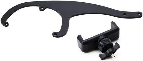 iJDMTOY Behind Tachometer Bolt-On Mount Cell Phone GPS Black Holder Compatible with MINI Cooper R55 R56...