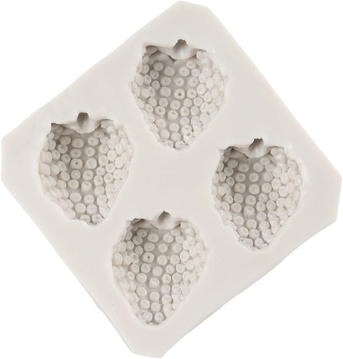 Strawberry Fondant Molds Fruit Chocolate Silicone Molds for Cake Decoration Cupcake Topper Sugar Craft Chocolate Candy Polymer Clay Gum Paste...