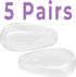 GMS Optical - 11mm Medium Wide Screw-in Round Soft Silicone Nose Pads for Glasses, Sunglasses, Glasses Repair Kit, Keep Glasses from Sliding and I...