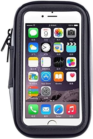 Touch Screen Bike Mount Waterproof Phone GPS Case Bicycle Handlebar Holder Bag for iPhone 16 Plus 15 14 13 Pro Max iPhone 16 Pro XR Samsung Galaxy...