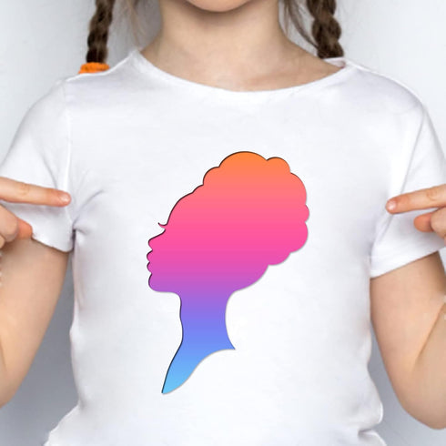 FINGERINSPIRE African Women Queen Stencil Template 11.6x8.3 inch Plastic Woman Head Pattern Drawing Painting Stencils Rectangle Reusable Stencils ...