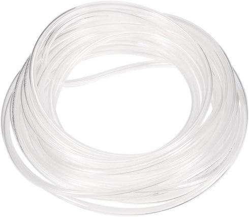 DMiotech 4mmx6mm Pneumatic Tubing, 8 Meters/26.2ft Air Compressor PU Line Hose Tube for Water Fluid Transfer, Transparent...