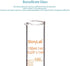 StonyLab 2-Pack 100ml Borosilicate Glass Graduated Cylinder Measuring Cylinder...