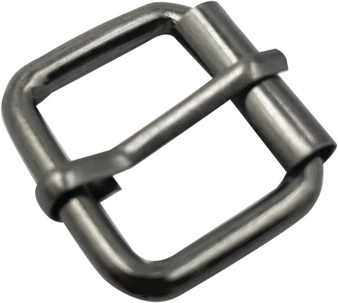 20Pcs Sliver Metal Roller Buckle Ring ZQMALL for Hardware Belt Bags Ring Hand DIY Accessories - (Black 20mm) Q340...