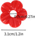 Bird Feeder Replacement Flowers, Unique Shape Multicolor Plastic Material Hummingbird Feeder Flowers for Home red...
