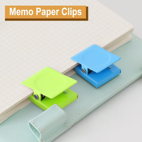 12-Piece Fridge Magnets Magnetic Clips, Refrigerator Magnet Metal Clip Memo Note Clip Paper Clamp Great to Whiteboard Wall Fridge Kitchen Calendar...