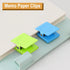 12-Piece Fridge Magnets Magnetic Clips, Refrigerator Magnet Metal Clip Memo Note Clip Paper Clamp Great to Whiteboard Wall Fridge Kitchen Calendar...