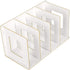 Fdit Wooden Desktop Bookshelf Rack Storage Shelf Bookcase for Home School Office Organizer(Warm White)...