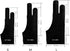 XPPen Artist Drawing Glove 2-Fingers Glove for Graphics Drawing Tablet Suitable for Right Hand and Left Hand (Size M) Black...