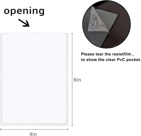 5 Pack Magnetic Picture Frames for Refrigerator, Holds 4 x 6 Inches Photos, Magnet Picture Frames for Fridge, White...