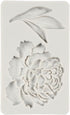 Peony Flower and Leaves Silicone Fondant Mold for Cake Decoration Chocolate Cupcake Topper Candy Sugar Craft Polymer Clay Gum Paste...