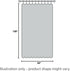 Odor Neutralizing Sheer Voile Grommet Window Curtain for Bedroom or Living Room (1 Panel), 59 in x 108 in, Light Grey...