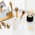 3 Pack Clear Acrylic Cosmetic Pencil Pen Holder Cup, Clear Makeup Brush Holder, Desk Acrylic Brushes Storage...