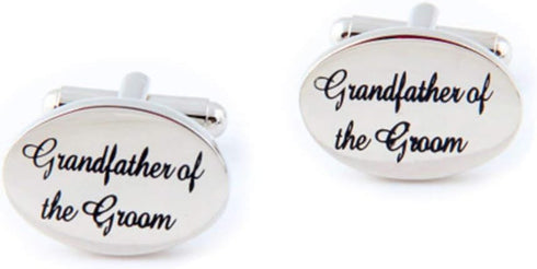 Wedding Cufflinks Engraved Grandfather of The Groom Cuff Links Anniversaty Party Accessories Gift...