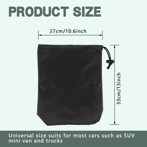 2PCS Car Side Mirror Snow Cover, Side View Mirror Cover, Automobile Mirror Protector with Drawstrings, Waterproof Auto Rear View Protection, Car M...