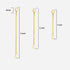 Gold Necklace Extenders Delicate 1",2",3" Inches Necklace Extension Chain Set for Necklaces Chokers Bracelets Anklets,2mm Width Chain Extender wit...