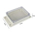 YXQ 115x85x35mm Clear Cover Junction Box Wall Hang IP65 Waterproof ABS Project Case Enclosure with Hole Cable Wire Connect Power (4.5 x 3.4 x 1.4 ...