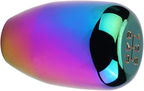 Acouto Shift Knob 5 Speed Car 5 Speed Manual Gear Shift Knob Shifter Lever Stick Metal with 3 Adapters 8mm 10mm 12mm(Colorful)...