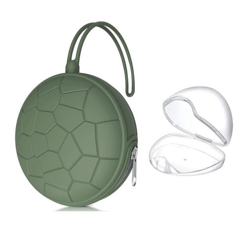 Smlpuame Pacifier Holder Case,Mothers Day Gifts for Mom BPA Free Portable Silicone Baby Pacifier Cover Pouch for Diaper Bag Stroller,Travel Outdoo...