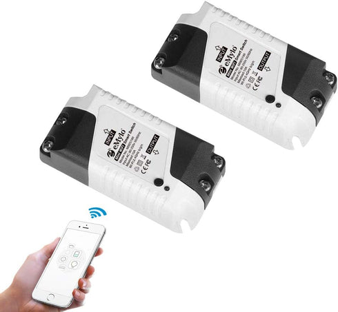 eMylo Mini Smart WiFi Switch Wireless Relay Light Switch AC 220V Smart Life App Remote Control Timer Home Automation for Alexa Echo Google Home IF...