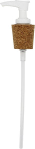 Creative Hobbies® White Pump Dispenser Has Cork Stopper for Easy Press-in Fit (Pkg/5)...