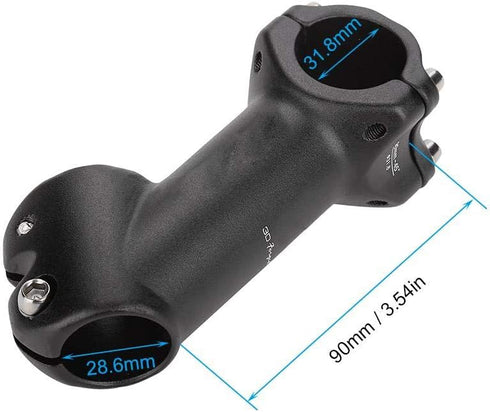 Dimension stem 31.8,31.8 Bike Stem,Mountain ycle Alunimium Alloy Bike Tube Stem Replacement Part Accessory...
