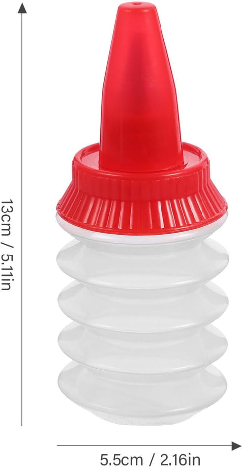 ABOOFAN 2 Pcs Cookie Icing Bottles Squeeze Writer Bottles Squeeze Bottles with Couplers and Stainless Steel Tips Clear Dispenser Decorating Cookie...