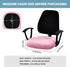 SARAFLORA Office Computer Chair Covers, Stretchable Desk Chair Seat Cushion Covers,Universal Spandex Computer Chair Slipcover,Removable Washable R...
