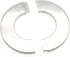 4.0" Stainless Steel Wall Split Flange 2pcs Split Decorative Escutcheon Self-Adhesive Wall-mounted Water Pipe Cover Accessories...
