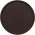 G.E.T. NS-1400-BR BPA-Free Non-Slip Plastic Round Serving Tray, 14", Brown...