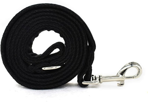 Dog Collar and Leash Set?Soft & Comfy Velvet Dog Collar and Leash with Heavy Duty Metal Buckle and D-Ring Adjustable Collars for Small Medium Larg...