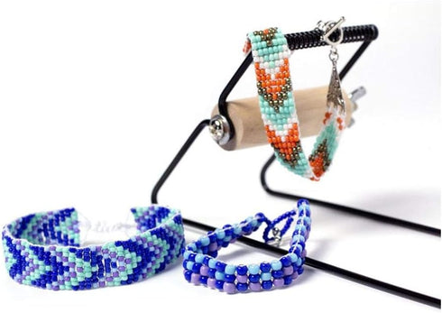 Traditional Bead Loom kit, Weaving Beading Set for Jewelry Bracelets DIY Handmade Knitting Machine, Jewelry Making Bead Looms...