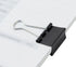 Alvin 20107 Small 3/4" Binder Clips (Pack of 12), Tempered Spring Steel Material for Durability, with Sturdy Wire Handles, Foldable Handles for Ha...