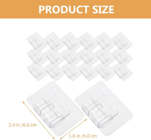 30Pcs Multipurpose Car Mat Fixing Buckles, Universal Car Floor Mat PVC Self-Adhesive Car Foot Pad Fixed Sticker, Antiskid Pad Fastener Curtain Bra...