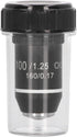 Microscope Objective Lens, 100X Magnification Lens High Power Objective Lens Replacement Achromatic Objective 20.2mm Interface Thread for Compound...