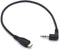 Angled 3.5 mm to Micro USB Cable Adapter - Convert Micro USB B 5 Pin Male to 3 Pole 3.5mm Male Jack Aux Audio for Intercom Tower Urban Samsung Gal...