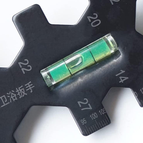 Multifunction Steel Plumbing Wrench Tool, Faucet Water Pipe Basin Bathroom Drain Hose Installation and Removal Level Wrench...