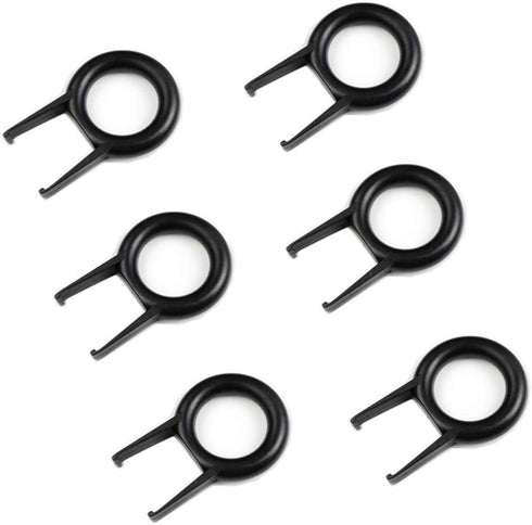 lasenersm 6 Pieces Mechanical Keyboard Keycap Puller Key Puller Key Cap Remover Keyboard Fixing Tool for Mechanical Keyboard, Black...