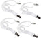 Long Bed Sheet Clips,Adjustable Bed Fitted Sheets Mattress Holder Straps Suspender Fastener,4 Pieces (White)...
