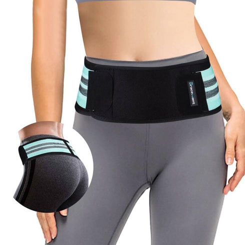 Sacroiliac SI Joint Hip Belt - Lower Back Support Brace for Women and Man Pelvic Support trochanteric Belt for Sciatica Pelvis Lumbar Hip Pain Rel...