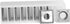 Square 14mm Carbide Inserts Cutters Knives Replacement 14x14x2mm 6 Inches Radius with Screws for Grizzly T21348 and Woodworking Spiral Helical Pla...