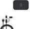 BoxWave Cable Compatible with Alcatel LINKZONE 2 Mobile Hotspot (Cable AllCharge 3-in-1 Cable for Alcatel LINKZONE 2 Mobile Hotspot - Jet Black...