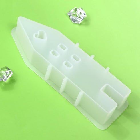 2 Pcs Resin Molds, Love House Resin Earring Mold for Epoxy Resin Silicone Molds DIY Craft Supplies 3D Mold Resin Mold (A_ 6.48x2.12x2.08 inch)...